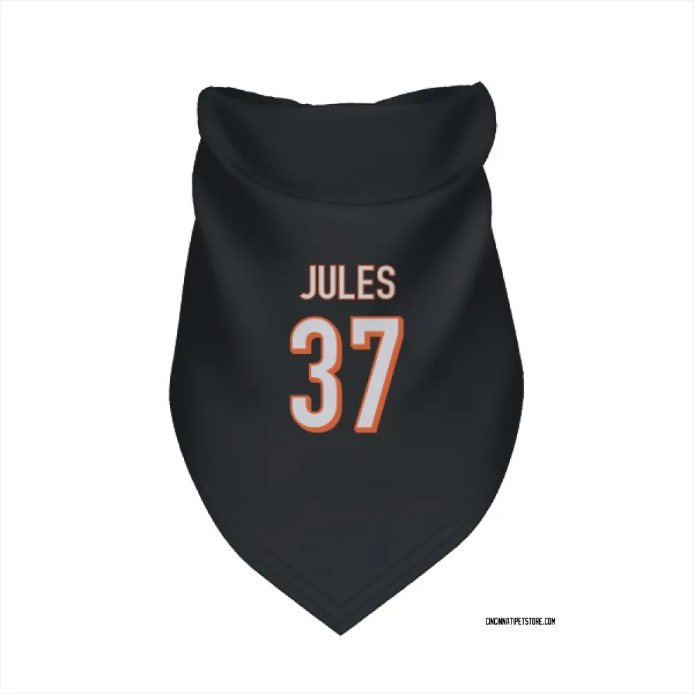 Cincinnati Bengals PJ Jules Black Pet Bandana for Dog & Cat