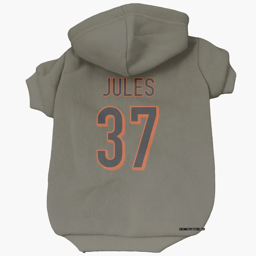 Cincinnati Bengals PJ Jules Olive Pet Hoodie for Dog & Cat