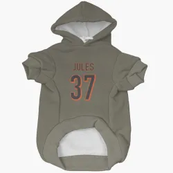 Cincinnati Bengals PJ Jules Olive Pet Hoodie for Dog & Cat