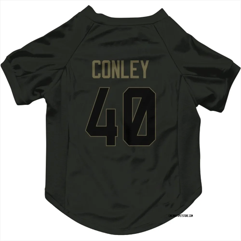 Cincinnati Bengals Quali Conley Black Service Pet Jersey for Dog & Cat