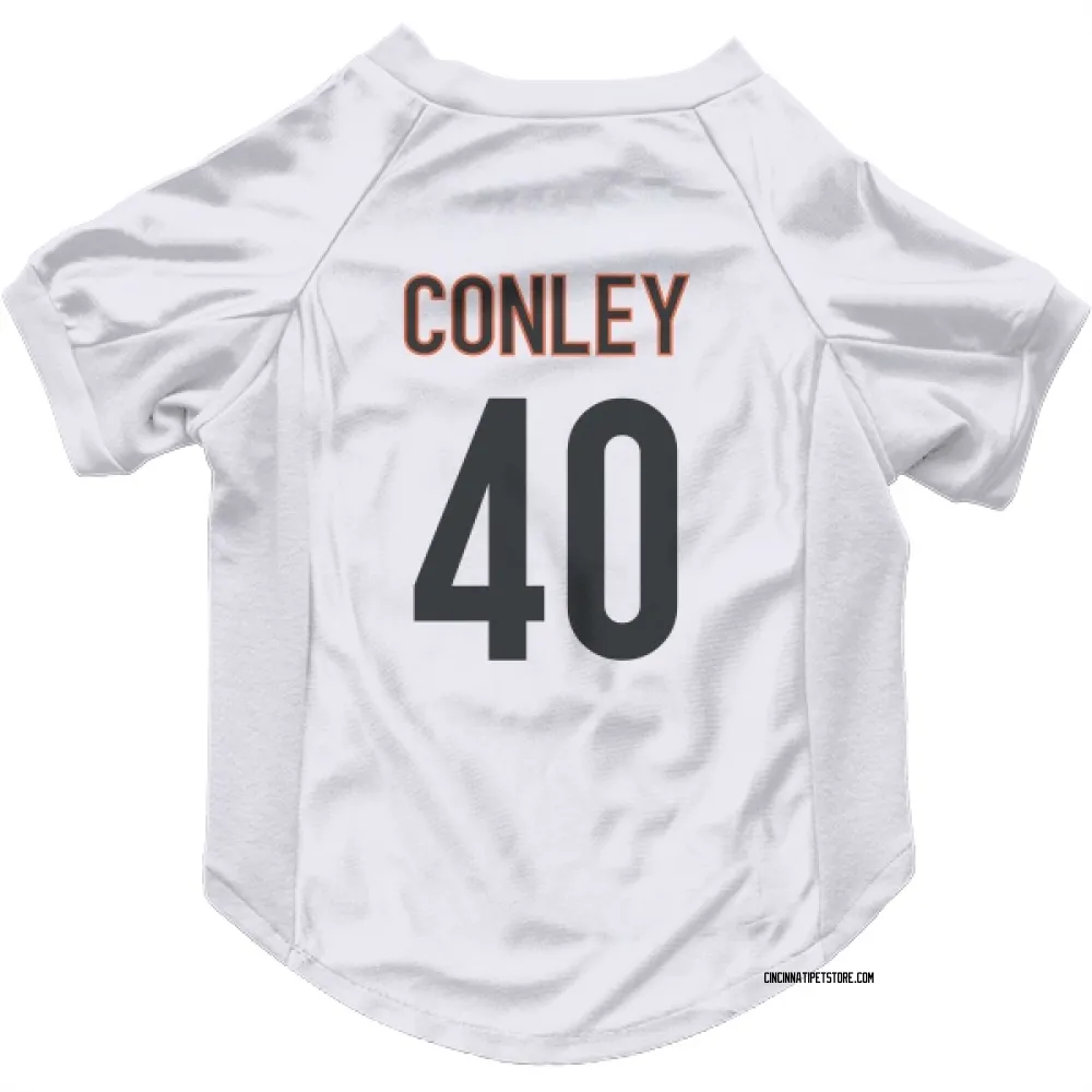 Cincinnati Bengals Quali Conley White Pet Jersey for Dog & Cat