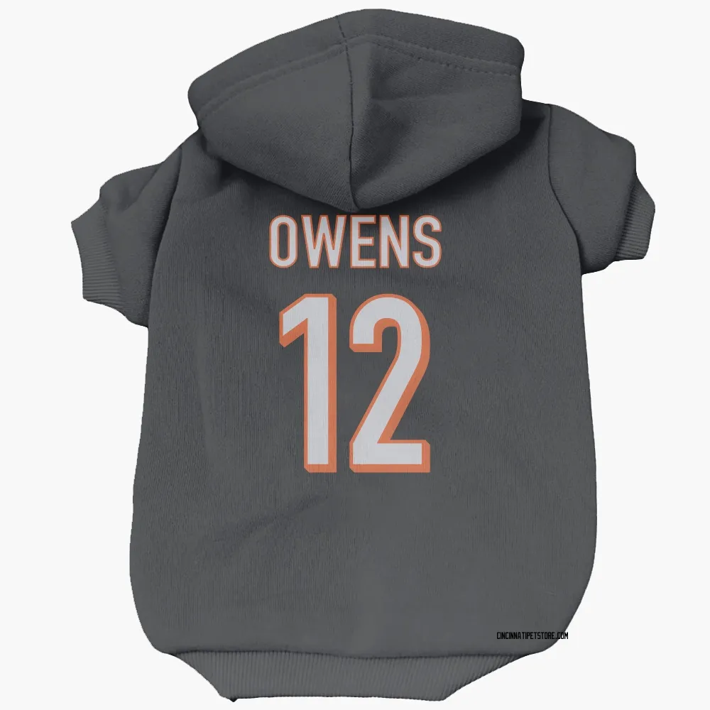 Cincinnati Bengals Rashod Owens Black Pet Hoodie for Dog & Cat