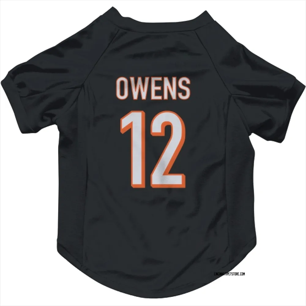 Cincinnati Bengals Rashod Owens Black Pet Jersey for Dog & Cat
