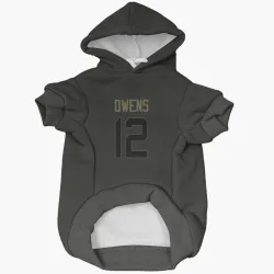 Cincinnati Bengals Rashod Owens Black Service Pet Hoodie for Dog & Cat