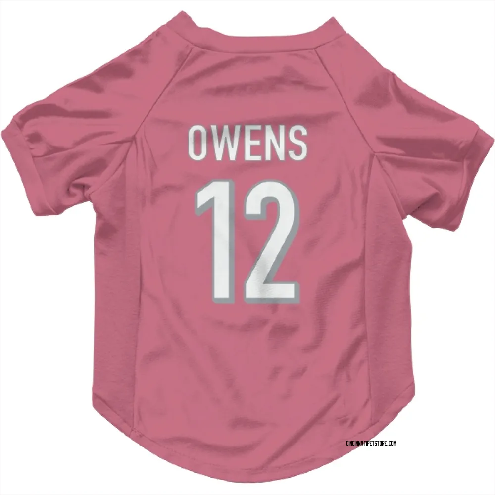 Cincinnati Bengals Rashod Owens Pink Pet Jersey for Dog & Cat