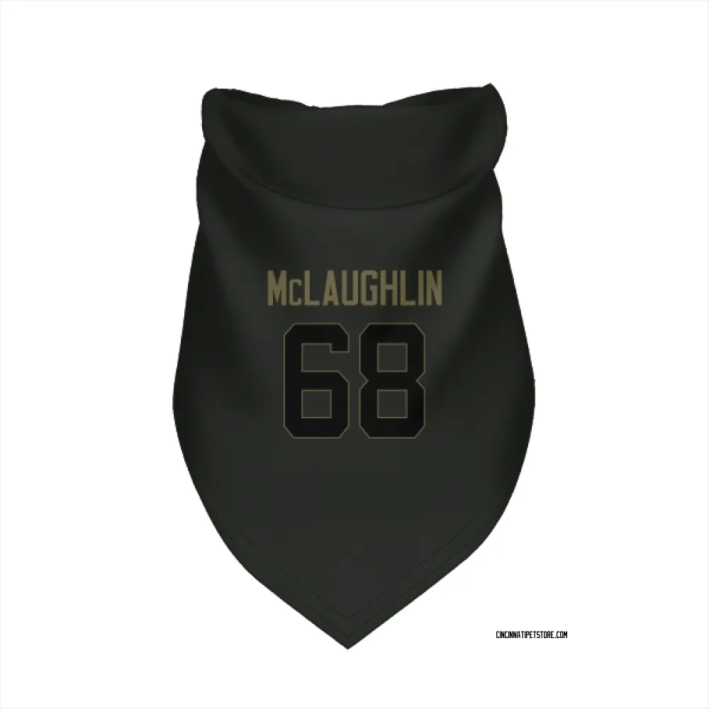 Cincinnati Bengals Seth McLaughlin Black Service Pet Bandana for Dog & Cat