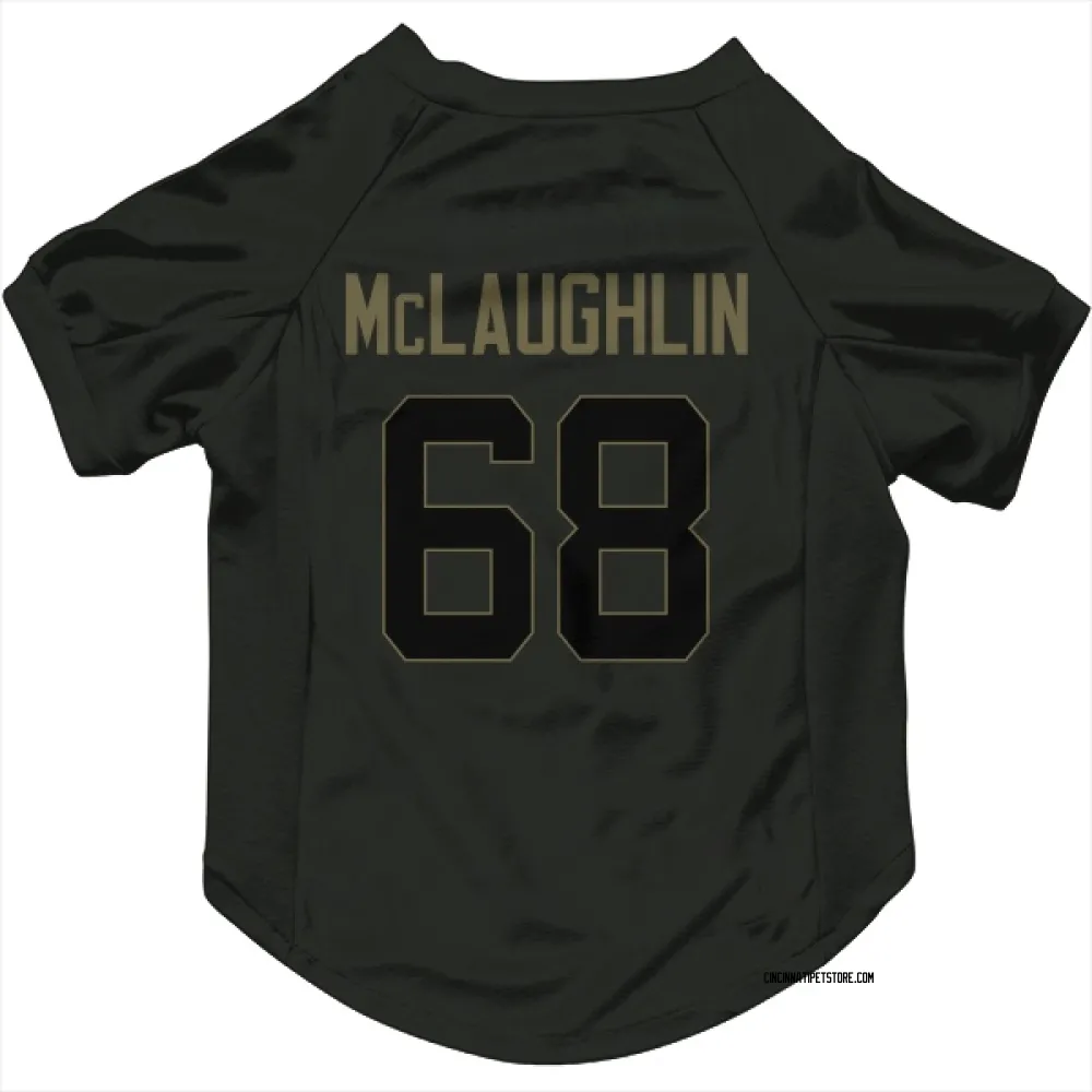 Cincinnati Bengals Seth McLaughlin Black Service Pet Jersey for Dog & Cat