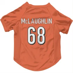 Cincinnati Bengals Seth McLaughlin Orange Pet Jersey for Dog & Cat