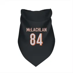 Cincinnati Bengals Tanner McLachlan Black Pet Bandana for Dog & Cat