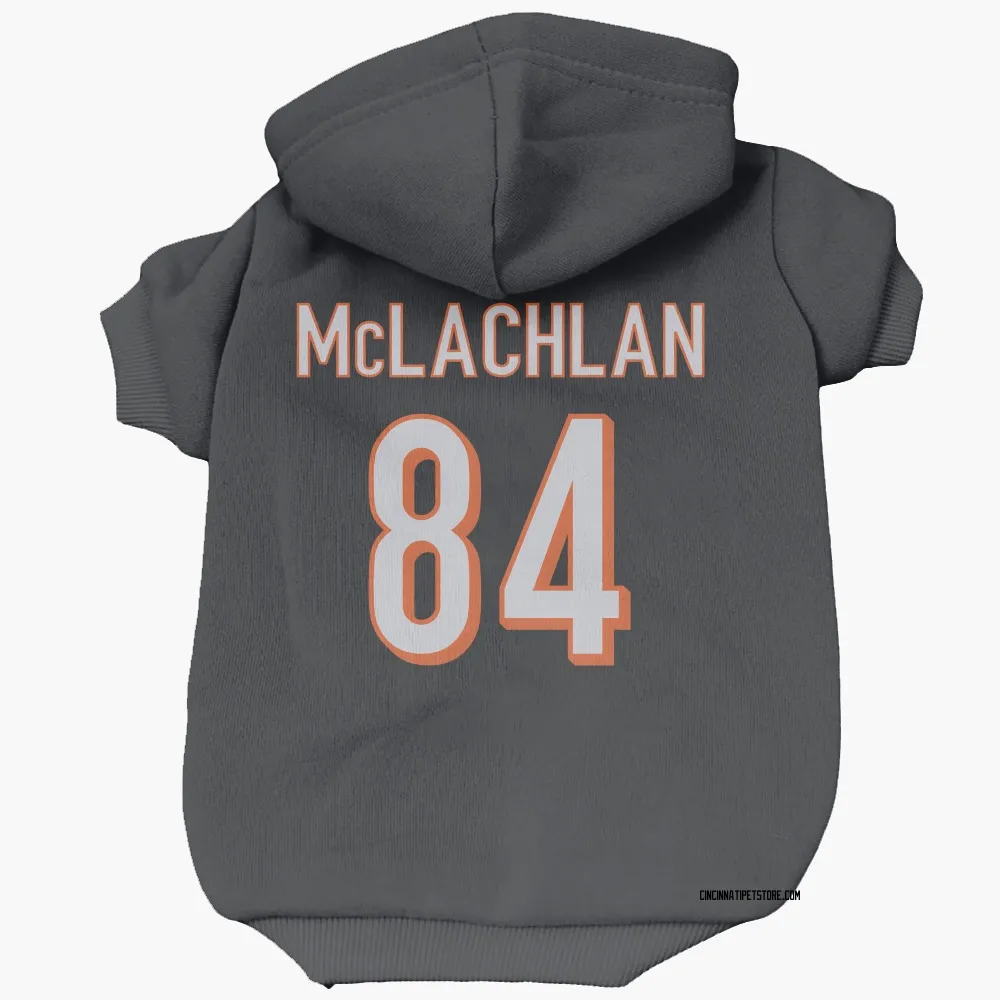 Cincinnati Bengals Tanner McLachlan Black Pet Hoodie for Dog & Cat