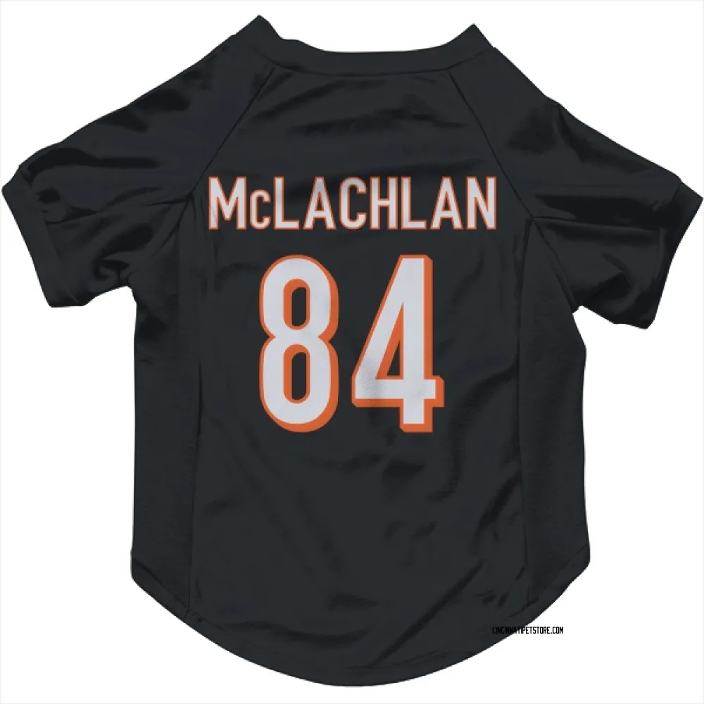 Cincinnati Bengals Tanner McLachlan Black Pet Jersey for Dog & Cat