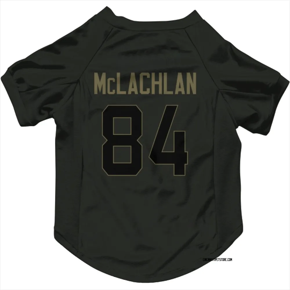 Cincinnati Bengals Tanner McLachlan Black Service Pet Jersey for Dog & Cat