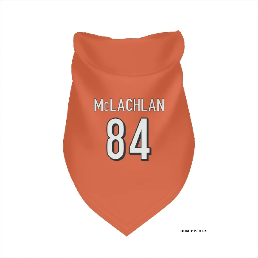 Cincinnati Bengals Tanner McLachlan Orange Pet Bandana for Dog & Cat