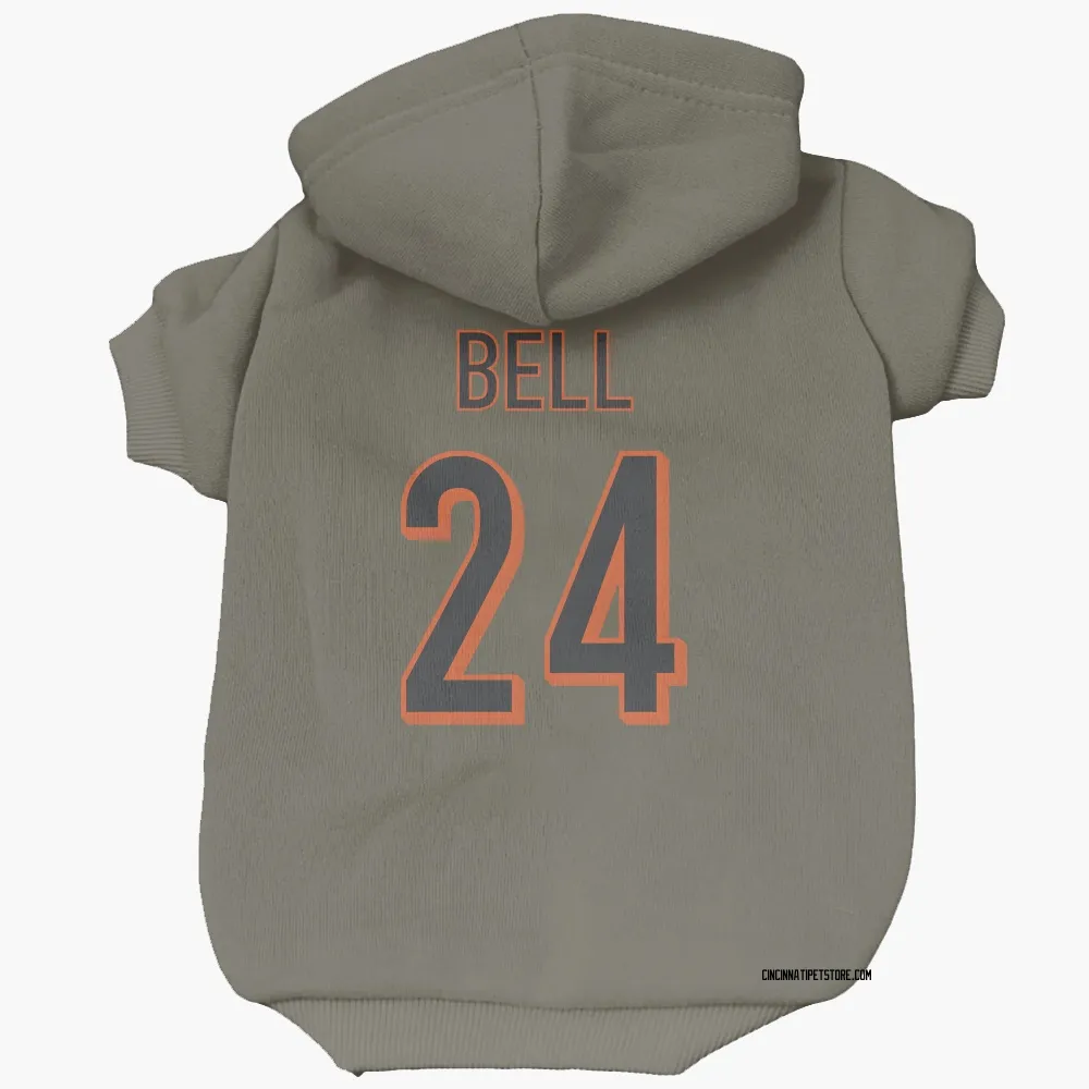 Cincinnati Bengals Vonn Bell Olive Pet Hoodie for Dog & Cat