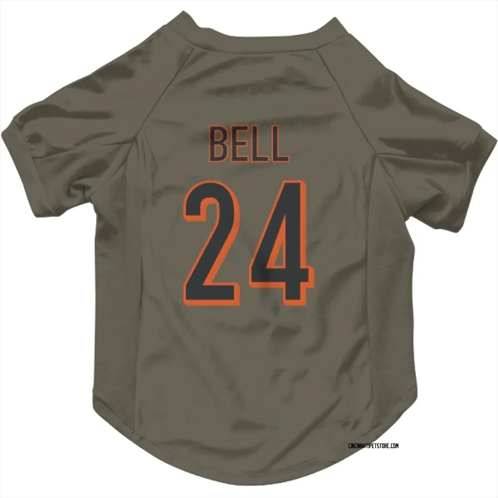 Cincinnati Bengals Vonn Bell Olive Pet Jersey for Dog & Cat