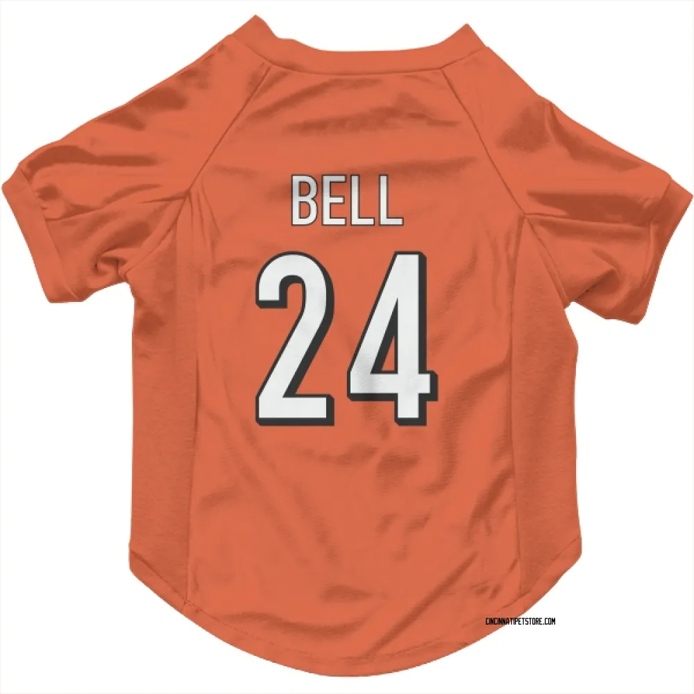 Cincinnati Bengals Vonn Bell Orange Pet Jersey for Dog & Cat