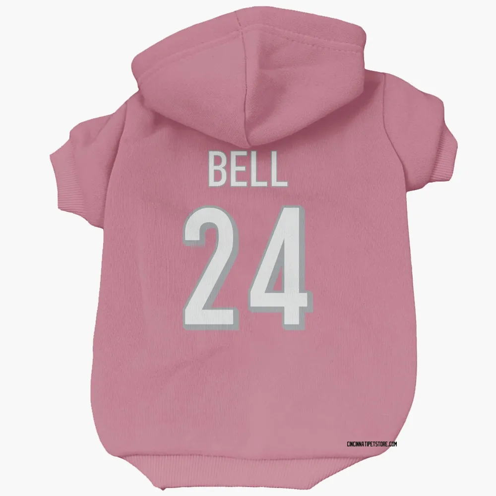 Cincinnati Bengals Vonn Bell Pink Pet Hoodie for Dog & Cat