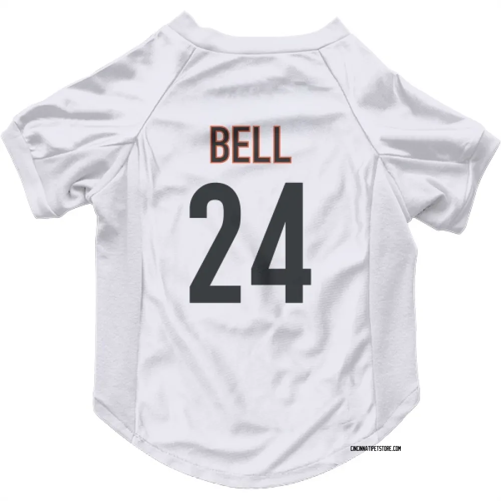 Cincinnati Bengals Vonn Bell White Pet Jersey for Dog & Cat
