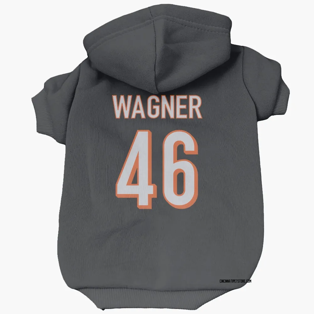 Cincinnati Bengals William Wagner Black Pet Hoodie for Dog & Cat