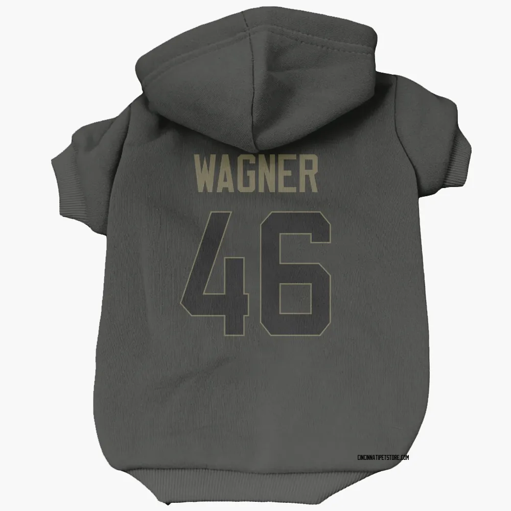 Cincinnati Bengals William Wagner Black Service Pet Hoodie for Dog & Cat
