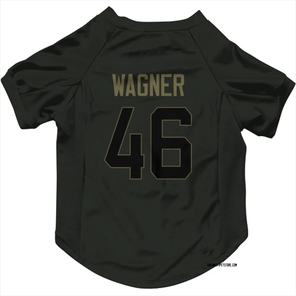 Cincinnati Bengals William Wagner Black Service Pet Jersey for Dog & Cat